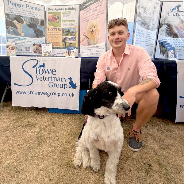Stowe Veterinary Group reunites abandoned dog with rescuer